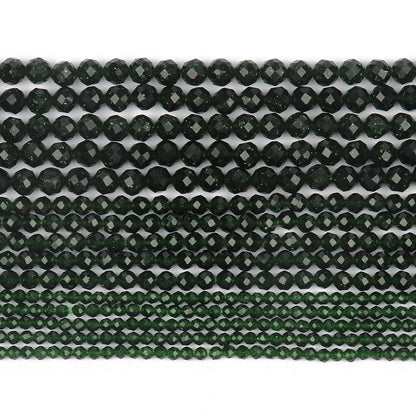 2 3 4mm natürliche facettierte Citrin Opal Jade Onyx Edelstein Perlen runde Mineral perlen für Schmuck herstellung DIY Armband Zubehör