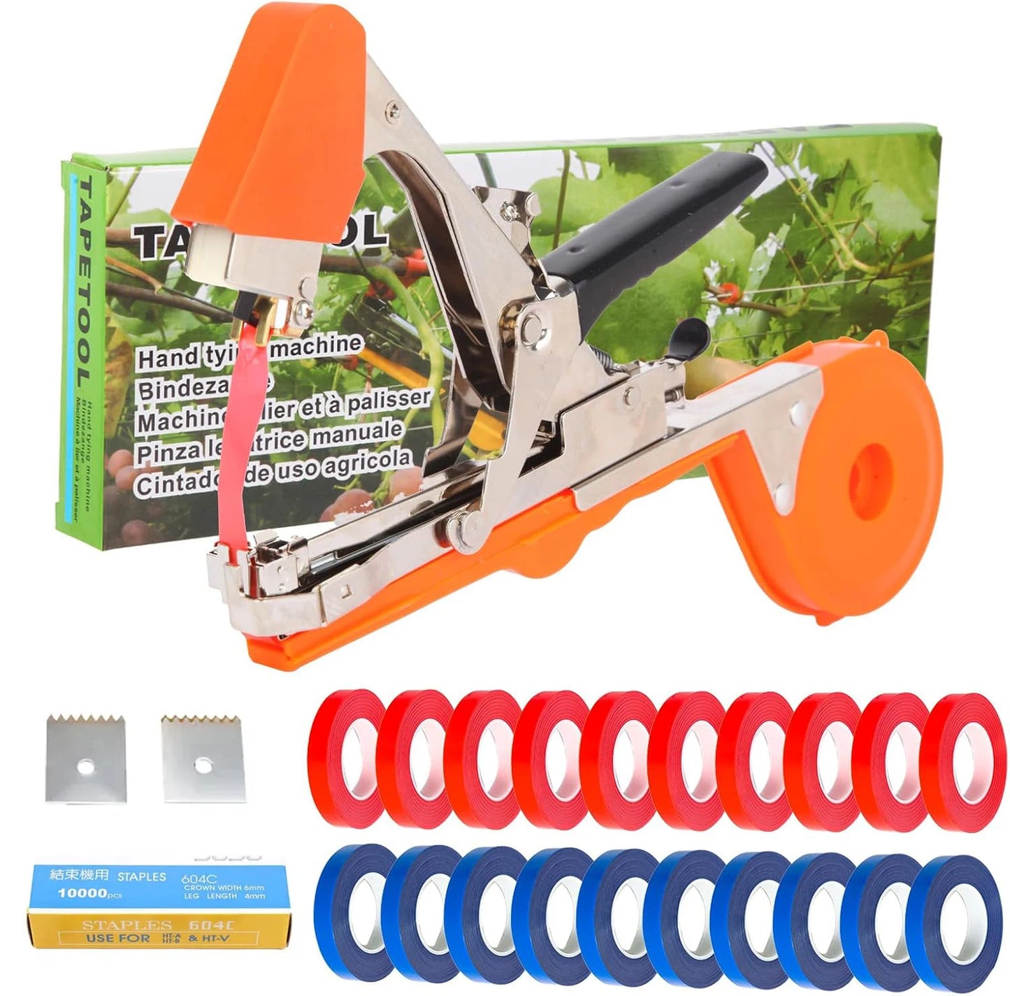 Pflanze Zweig Hand Bindung Bindemaschine Garten Pflanzen Bindemaschine Hackfleisch Gemüse Band Werkzeug Tapener Gartengeräte