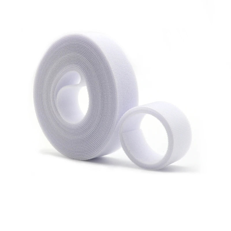 Wiederverwendbare Kabelbinder 5 Meter/Rolle Breite 10 15 20 25mm Doppelseitige Klett-Befestigungsriemen Kabelmanagement-Bänder