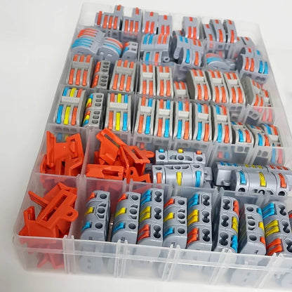Schnelle elektrische stecker universal kompakte push-in leiter spl verdrahtung kabel stecker stumpf klemmen block AWG28-12