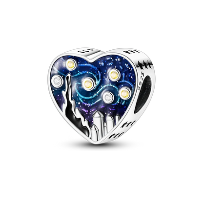 Charms aus 925er-Sterlingsilber, Baum des Lebens, Perlen, Kürbiskopf, Liebesherz, baumelnd, passend für Original-Armbänder, Halsketten, DIY-Modeschmuck