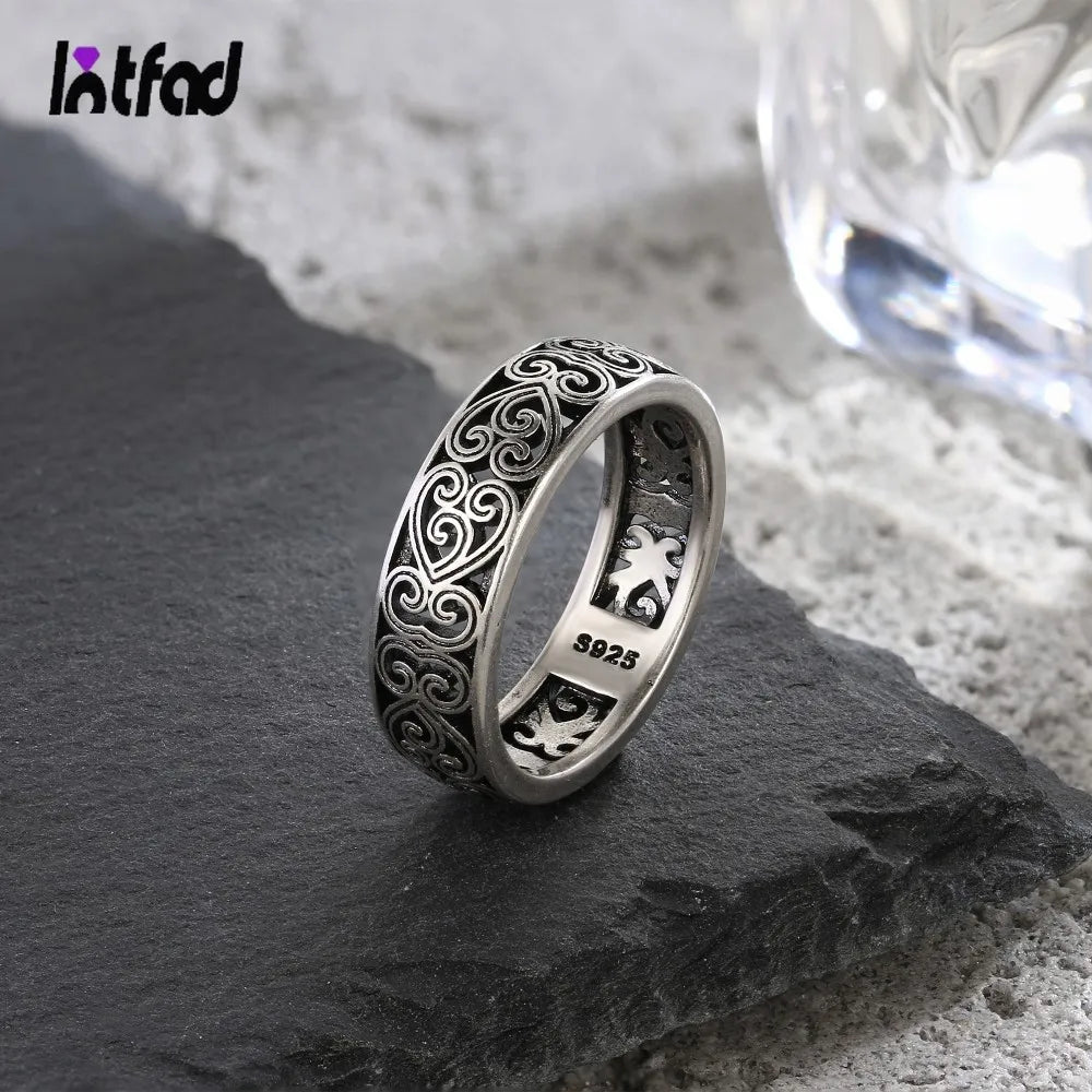 Luxuriöse Ringe aus 925er Silber für Herren und Damen, Paarringe, Modeschmuck, Party, Geburtstag, Geschenke