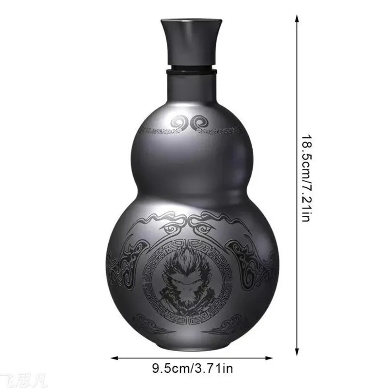 Black Myth Wukong Kürbis Thermobecher Weintopf Tragbare Outdoor-Weinflasche Haushaltswassertopf
