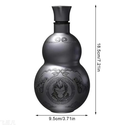 Black Myth Wukong Kürbis Thermobecher Weintopf Tragbare Outdoor-Weinflasche Haushaltswassertopf