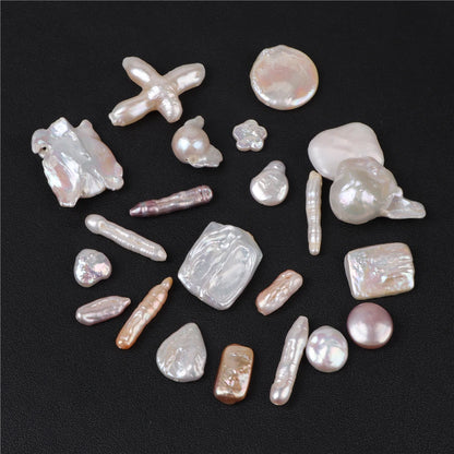 Unregelmäßige Natürliche Perle Perlen Charms Kreuz Runde Barocke Perle Lose Perlen Für Schmuck Machen DIY Anhänger Armband Ohrringe