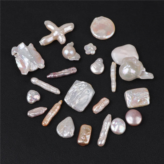 Unregelmäßige Natürliche Perle Perlen Charms Kreuz Runde Barocke Perle Lose Perlen Für Schmuck Machen DIY Anhänger Armband Ohrringe
