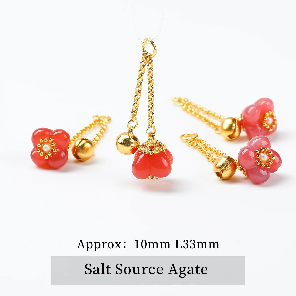 1 Stück Naturstein Salzquelle Achat geschnitzt Cartoon Katze Anhänger niedliche Charms für Schmuckherstellung DIY Armband Halskette Zubehör