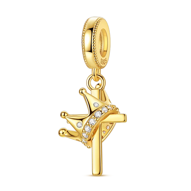 Golden Series Charms aus 925er-Sterlingsilber, zu öffnender Wal-Schmetterlings-Sonnen-Anhänger, CZ-Zirkon, passend für Original-Armbänder, DIY-Schmuck