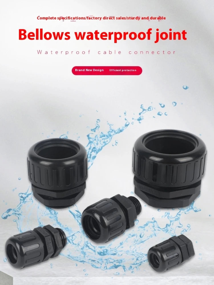 Wasserdichte Wellrohrverbindung M12AD10M14AD13M20AD15.8M22. Befestigungskopf für Dichtungsschloss