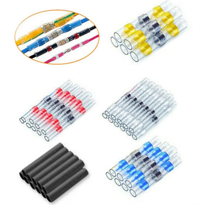 300 stücke-800 stücke Solder Versiegelt Draht Anschlüsse Schrumpf Solder Butt Anschlüsse Solder Connector Kit Automotive Marine isolierung