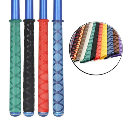 /5pcs rutsch feste Angelrute Schrumpf schlauch abdeckung 15 18 20 22 25 28 30 35 40 45 50mm Griff schützen wasserdichte Angelrute koffer