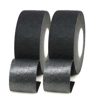 Schwarzes Hitzebeständiges Elektrisches Klebeband 9mm - 50mm Kabelbaum-Isolierband Automotive Stoffband Geräuschdämpfendes Klebeband