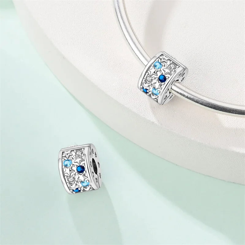 Charms aus 925er Silber, Schmetterling, Libelle, Blumen, Sterne, Mond, Teufelsauge, Abstandsperlen, passend für Qikaola 925 Original-Armbänder, DIY-Schmuck