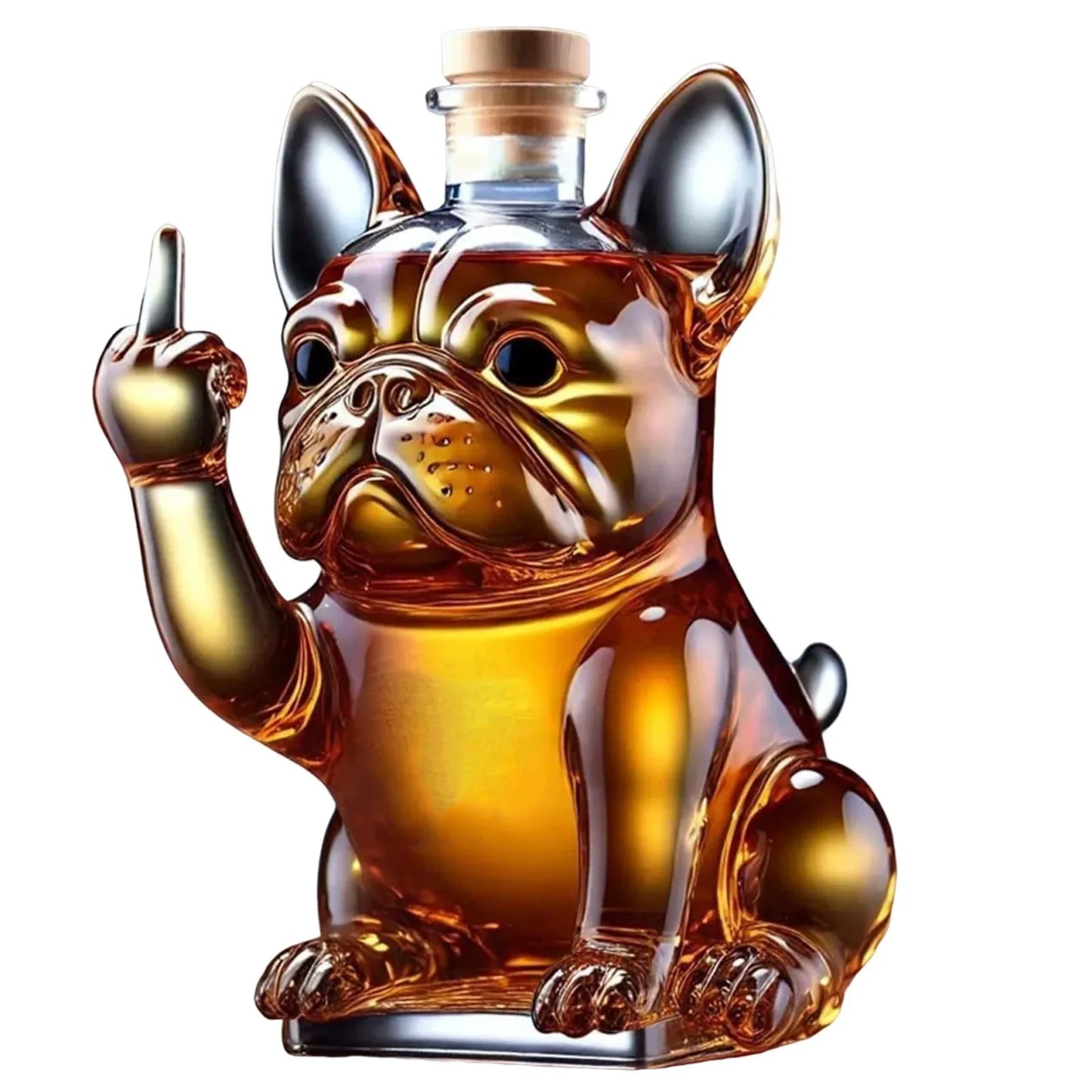 Simulation Dackel Hund Whisky Glas Flasche Dekanter Streich Dackel Dekanter Dekoration Statue Flasche Geeignet für Bars