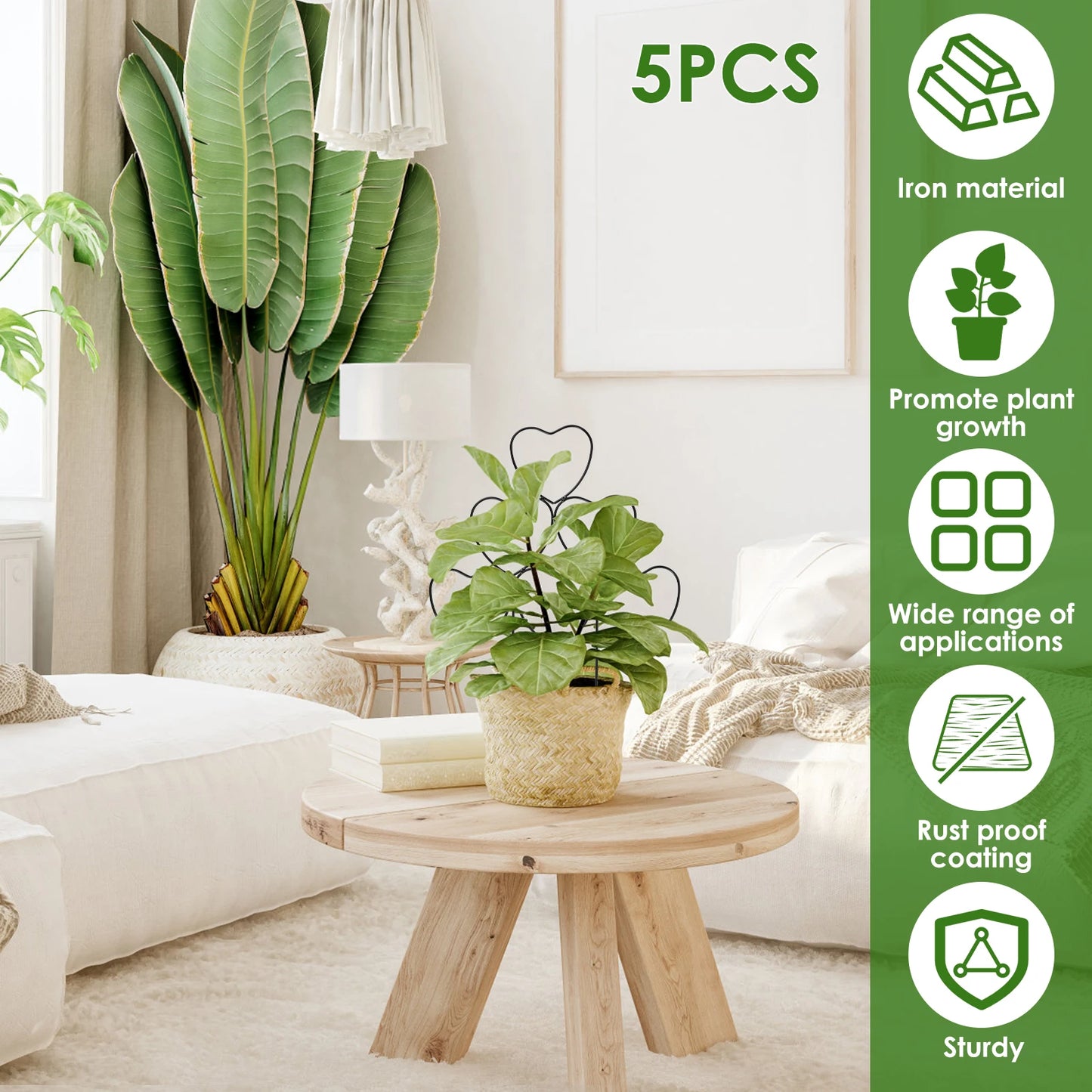 3/5Pcs Metall Garten Spalier Stapelbare Anlage Klettern Spalier Indoor Outdoor Garten Topf Racks Gartenarbeit Zubehör für Topf