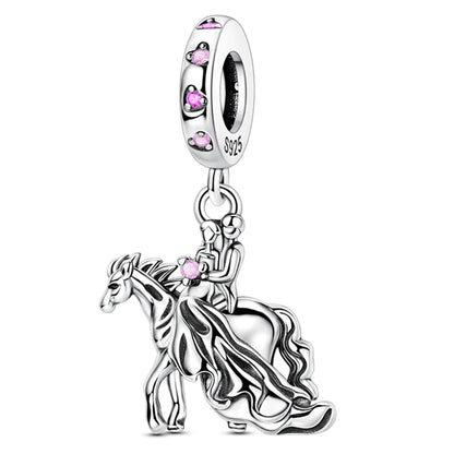 Heißer Verkauf Charms Perlen 925 Sterling Silber Farbe Bogen Kreuz Lebensbaum Perlen Fit DIY Original Armreif Charme Anhänger Schmuck