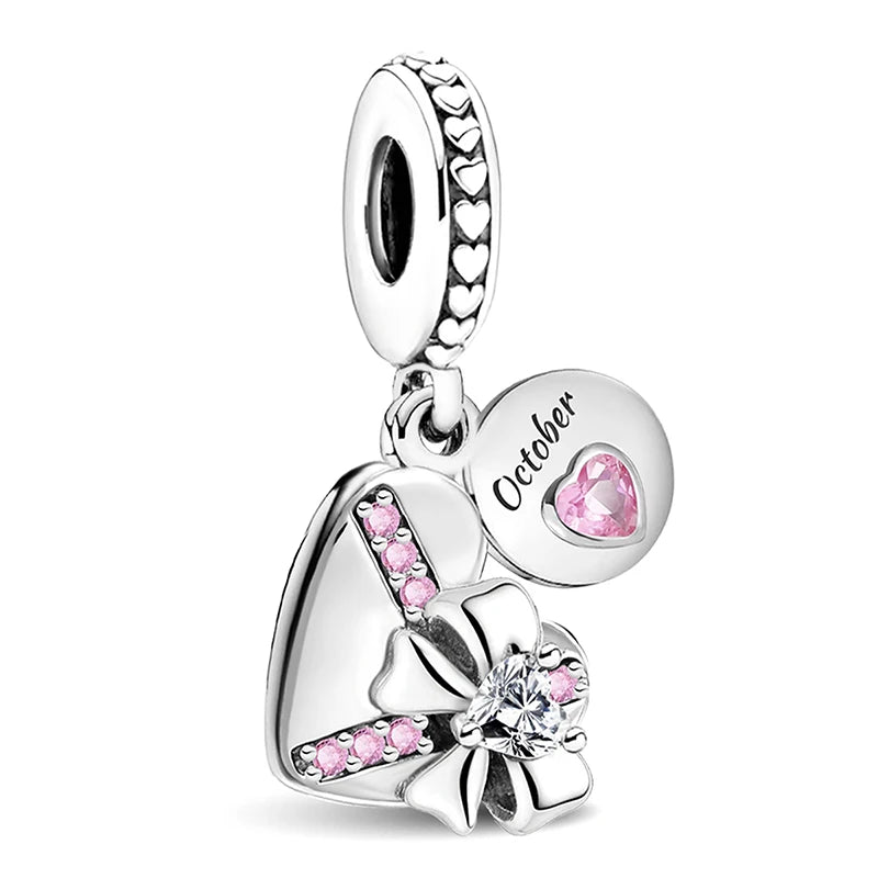 Charms aus 925er-Sterlingsilber für Jungen und Mädchen, Paar-Serie, Vorschlag, Geständnis, Perlen, passend für Original-Pan-Armbänder, edler Schmuck, Geschenk