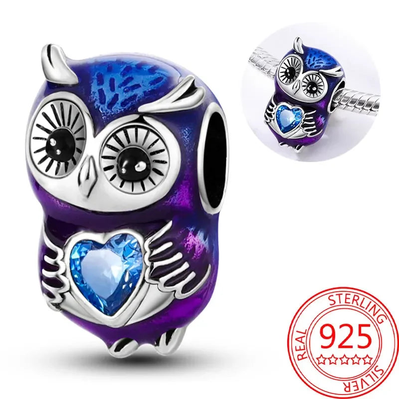 Exquisiter kleiner Affe aus 925er-Sterlingsilber, umarmender roter Herz-Anhänger, passend für Armbänder, Halsketten, Party-Paarung mit handgefertigten Geschenken
