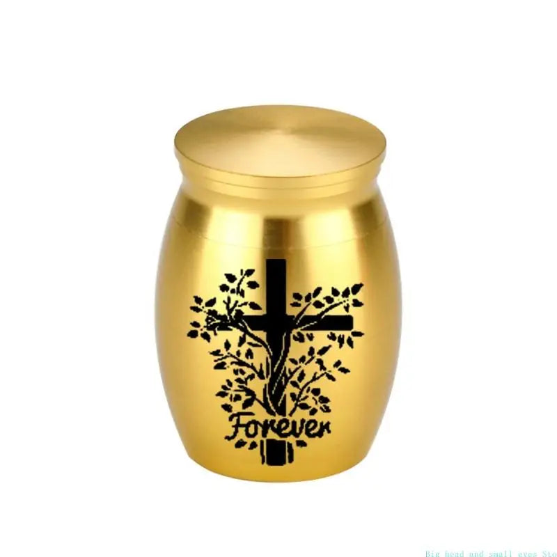 581c kreative Haustier -Einäscherung Schmuck Urne Sarg für Asche Sarg Urne Mini Jar