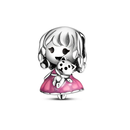 Neue 2025 925 Sterling Silber Charms Perlen Liebe Herz Rosa Original Charm Anhänger Fit Charm Armbänder DIY Schmuck Geburtstag Geschenk
