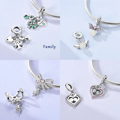 2025 S925 Silber Unendlichkeit Liebe Baumeln Charms Wie Schlange Verwickeln Perlen Fit Original Armband Diy Zubehör Edlen Schmuck Geschenke