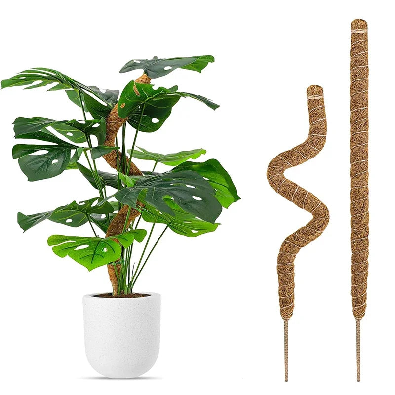 Biegbare Kokosfaser-Moosstange Pflanzenkäfig Erstklassige Neue Kletterstütze-Erweiterung für Monstera zum Aufwärtswachsen
