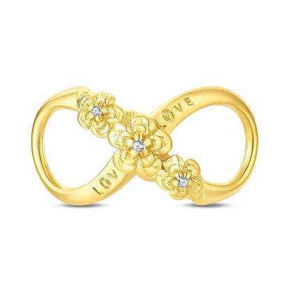 Original-Charm-Perlen aus 925er-Sterlingsilber, goldener Leopard, Glühwürmchen, Schmetterling, Heißluftballon-Perlen, passend für DIY-Armbänder, edler Schmuck