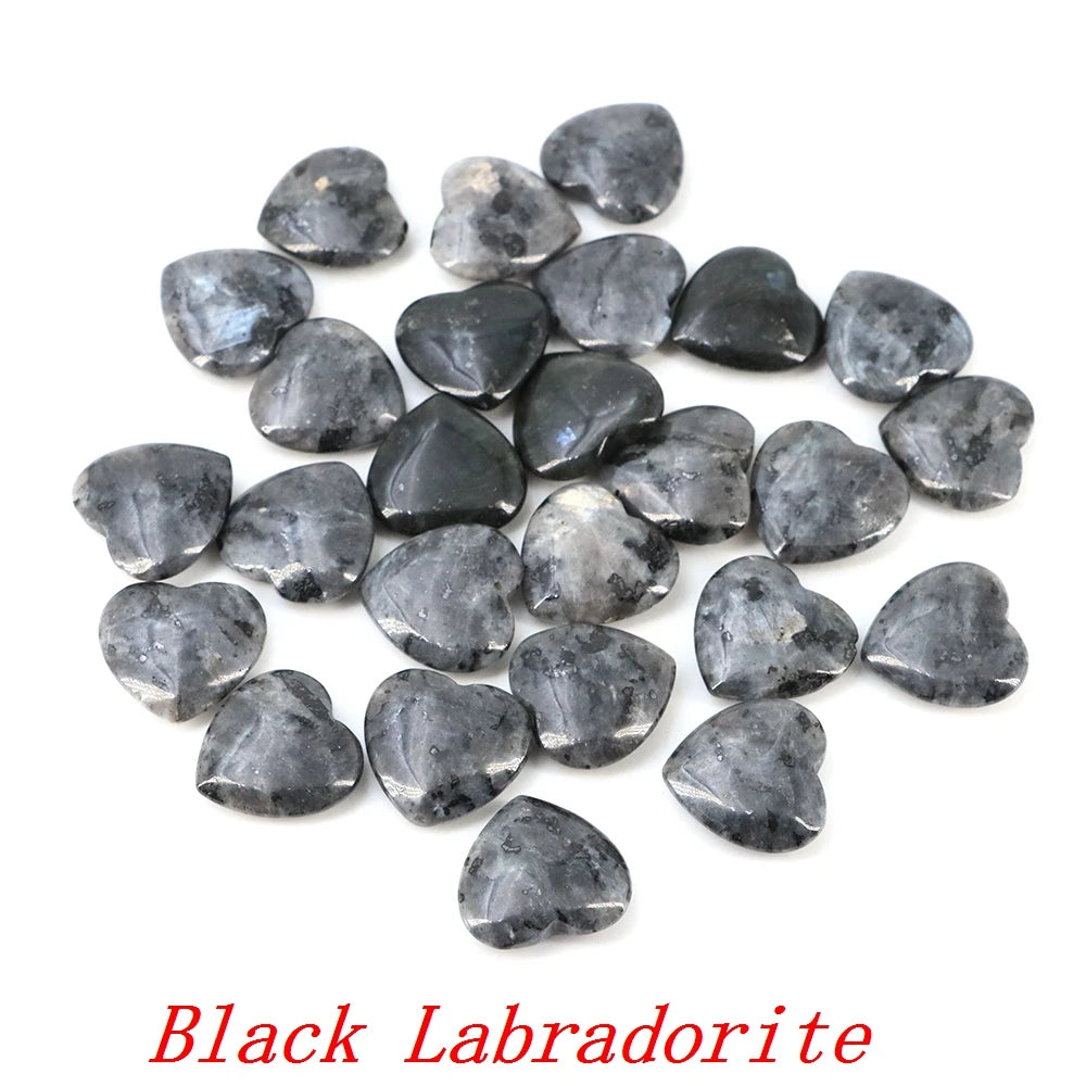 Viele Großhandel Edelstein Herzform LIEBE 20 MM Natürliche Kristall Amethyst Achat Perle Heilung Reiki Naturstein Geschenk Liefert