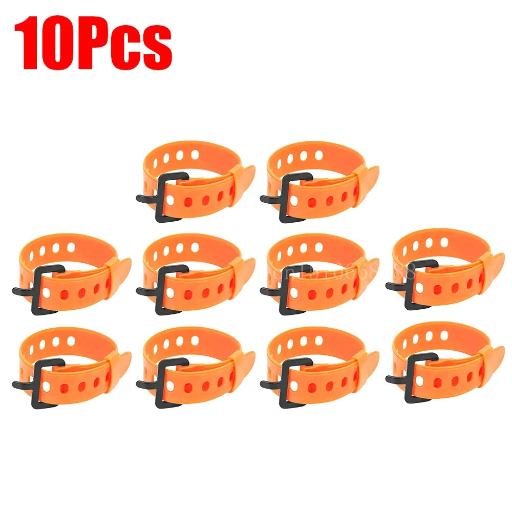 1-10Pcs Reise Gebunden Gürtel Langlebig Gummi Fracht Krawatte 30/45cm Unten Gepäck Wimpern Gürtel strap Camping Wandern Fracht Lagerung Gürtel Schnalle