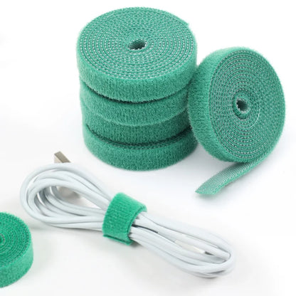 Verstellbare, selbstklebende Pflanzenbinder für den Garten, Nylon-Pflanzenverband, Gartenhakenschlaufe, Bambusrohrwickel, Unterstützung für Gartenzubehör
