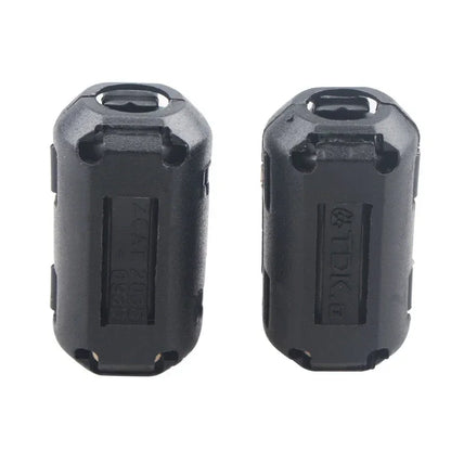 10 Stück Audiokabel Magnetringfilter Clip-on RFI EMI um Ferrit Nickel Anti-Interferenz-Anschluss 5 mm-13 mm