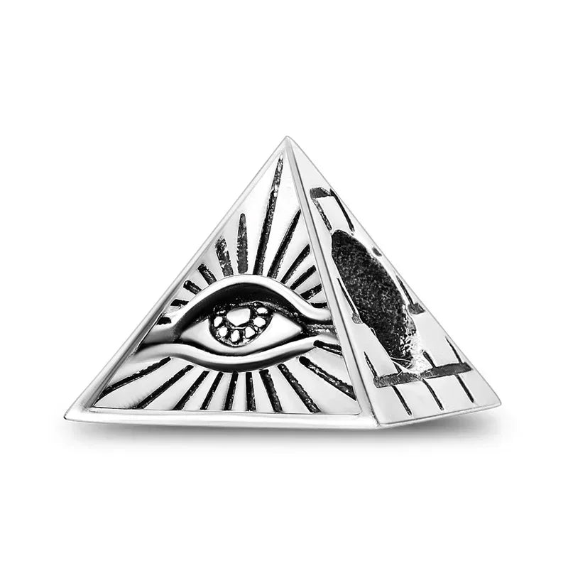 Heißer Verkauf 925 Silber Farbe Evil Eye Charm Dämon Auge Perle Für Original Armband & Armreif DIY Machen Mode Schmuck geschenk