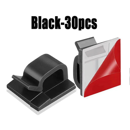 10-150PCS Kabel Organizer Clips Draht Wickler Halter Kopfhörer Maus Kabel Clip Protector USB Kabel Management Clips draht Manager