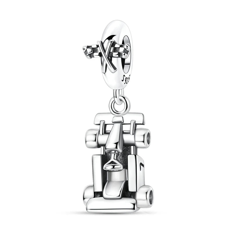 Charms aus 925er-Sterlingsilber, Flugzeug, Reisepass, Elefant, Perlenanhänger, passend für Original-Armbänder, für Frauen, Geburtstag, Modeschmuck, Geschenk