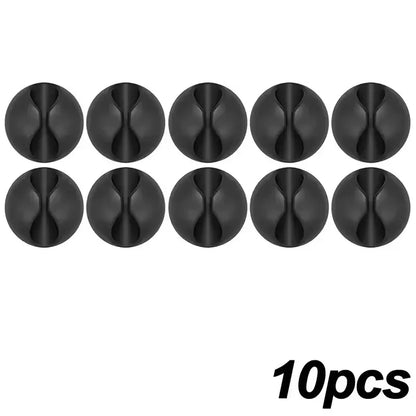 5/10/20/50Pcs Kabel Wickler Organizer USB Ladekabel Clips Schreibtisch Ordentlich Organizer Draht Kabel halter Protektoren In Home Office Auto