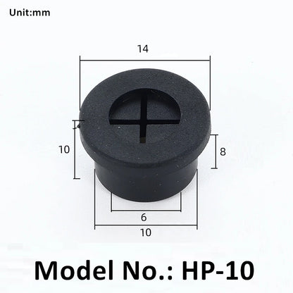 Spulenschutzspule, umweltfreundlicher Gummistopfenkopf, Kreuzschutzstopfen vom Typ HP, flammhemmender Stecker