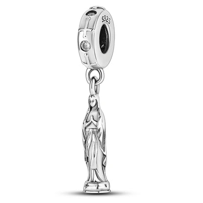 Heißer Verkauf Charms Perlen 925 Sterling Silber Farbe Bogen Kreuz Lebensbaum Perlen Fit DIY Original Armreif Charme Anhänger Schmuck