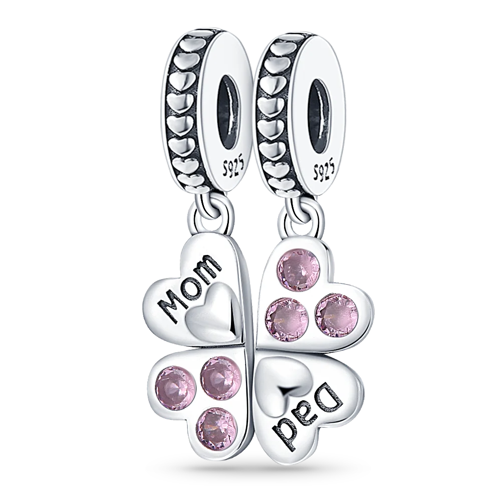 Fit 925 Original Armband 100 % 925 Sterling Silber Glänzende Bunte Zirkon Herz Charms Perlen Exquisite DIY Schmuck Geschenk