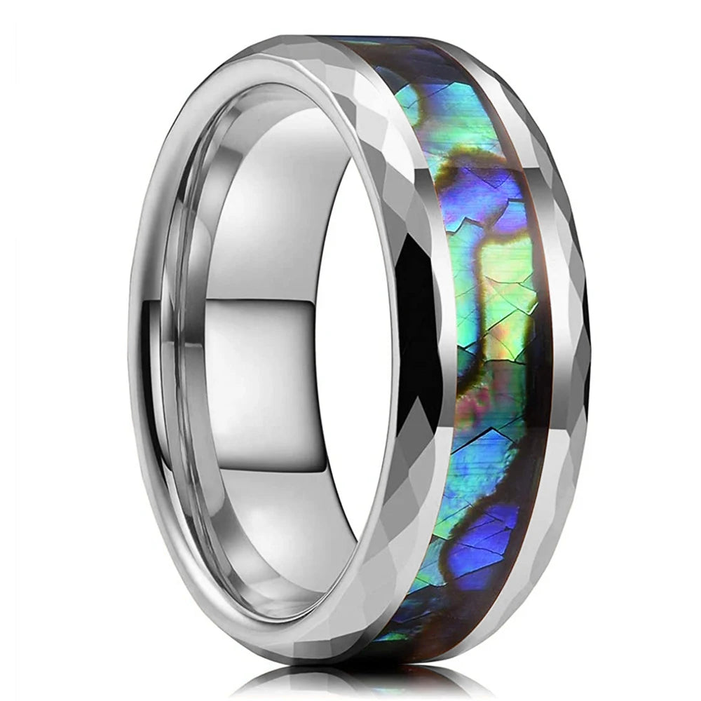 Mode Wikinger Baum des Lebens Edelstahl Abalone Muschel ringe für Männer Odin Norse Wikinger Runen ringe Retro Amulett Schmuck Geschenk