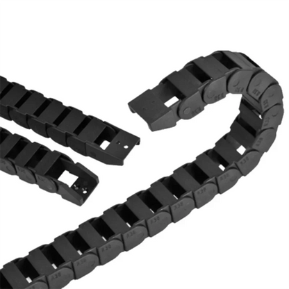 Brücken-Schleppkette, 15 x 20 mm–1000 mm, Kabel-Draht-Träger-Werkzeuge, Kunststoff-Schleppleinen-Endverbinder für CNC-Fräsmaschine