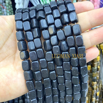 Natürliche Stein 8x12MM Unregelmäßige Raw Grün Taiwan Jade Jaspis Lose Spacer Perlen für Schmuck Machen Diy Armband zubehör 15''