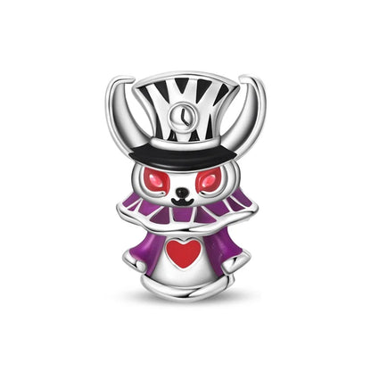 Vergnügungspark-Charm aus 925er-Sterlingsilber, Riesenrad, Achterbahn, Zirkus, Clown, Karussell, passend für DIY-Armbänder, Halsketten, Souvenir