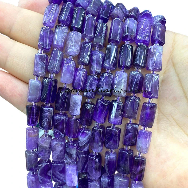 8x12mm Naturstein Grüner Malachit Unregelmäßiger Zylinder Lose Distanzperlen für Schmuckherstellung Diy Armband Charms Zubehör