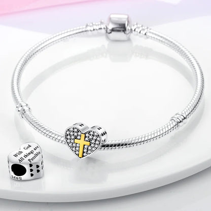 Charms aus 925er-Sterlingsilber, romantische Herz-Serie, Perlen, passend für Qikaola 925 Original-Armbänder, DIY-Schmuck zum Muttertag, Geschenke