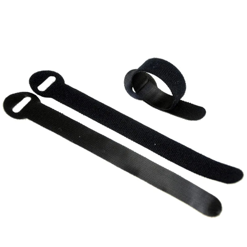 10 Stück 14 x 150 mm Kabelbinder, wiederverwendbare Befestigungskabelbinder, Kabelmanagement, Mehrzweck-Kabel-Organizer mit Hakenschlaufe, Kabelbinder, Schwarz