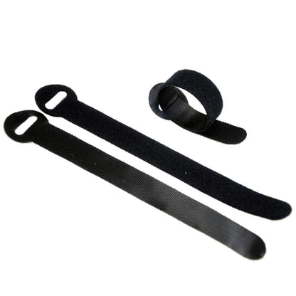 10 Stück 14 x 150 mm Kabelbinder, wiederverwendbare Befestigungskabelbinder, Kabelmanagement, Mehrzweck-Kabel-Organizer mit Hakenschlaufe, Kabelbinder, Schwarz