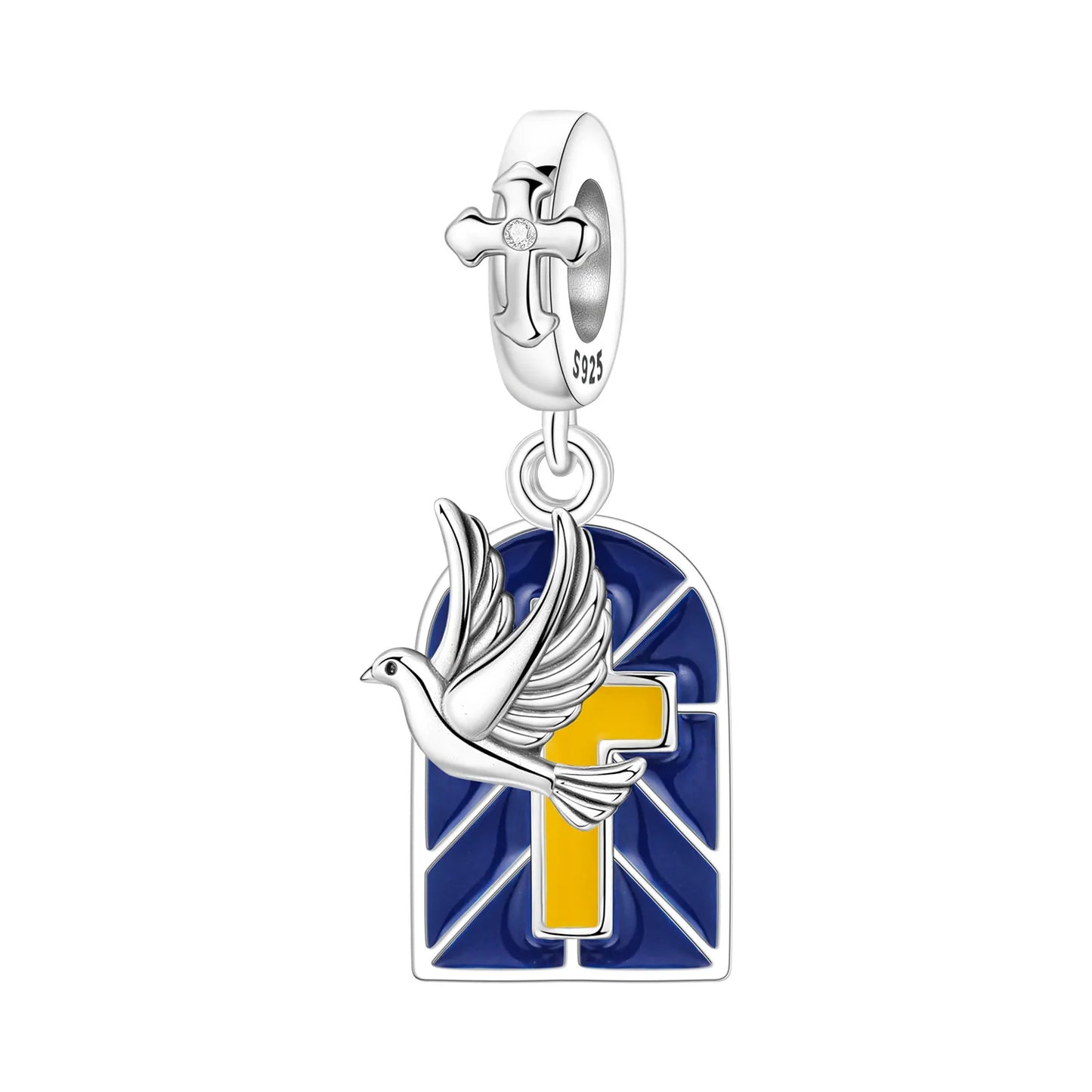 Blue Series Charm-Anhänger aus 925er-Sterlingsilber, Dackel-Feder, Meer, Kokosnussbaum, Stern, Hexe, passend für DIY-Armbänder, Halsketten, Partygeschenke