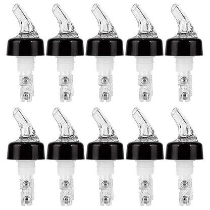 12Pcs Edelstahl Schnaps Flasche Ausgießer Flasche Düse Ausgießer Öl Fluss Wein Flasche Ausgießer Stopper Küche Bar Zubehör