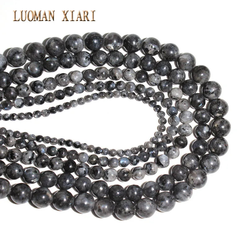 Großhandel Schwarz Onyx Achat Runde Naturstein Perlen Für Schmuck Machen DIY Armband Halskette Charms 4/6/8/10/12/mm Strang 15''