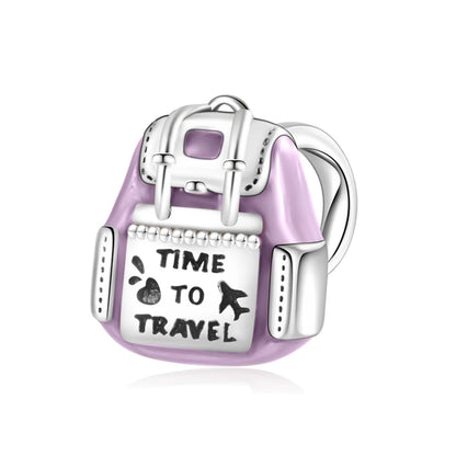 Lila Serie 925 Sterling Silber Maiglöckchen Rose Meerjungfrau Hexenhut Charm Passend für DIY Armband Halskette Charmante Geschenke